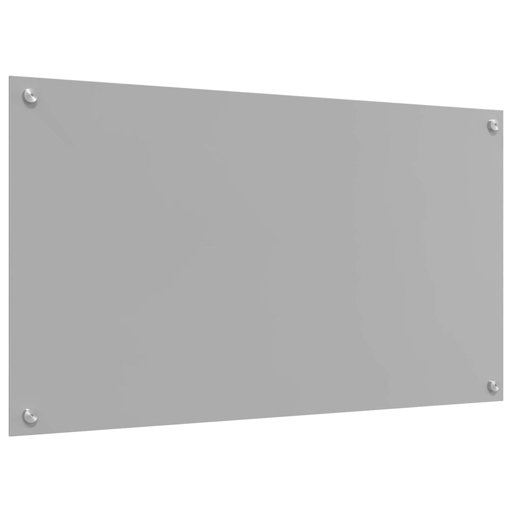 vidaXL Panel kuchenny Jasnoszary 90 x 50 cm szkło hartowane