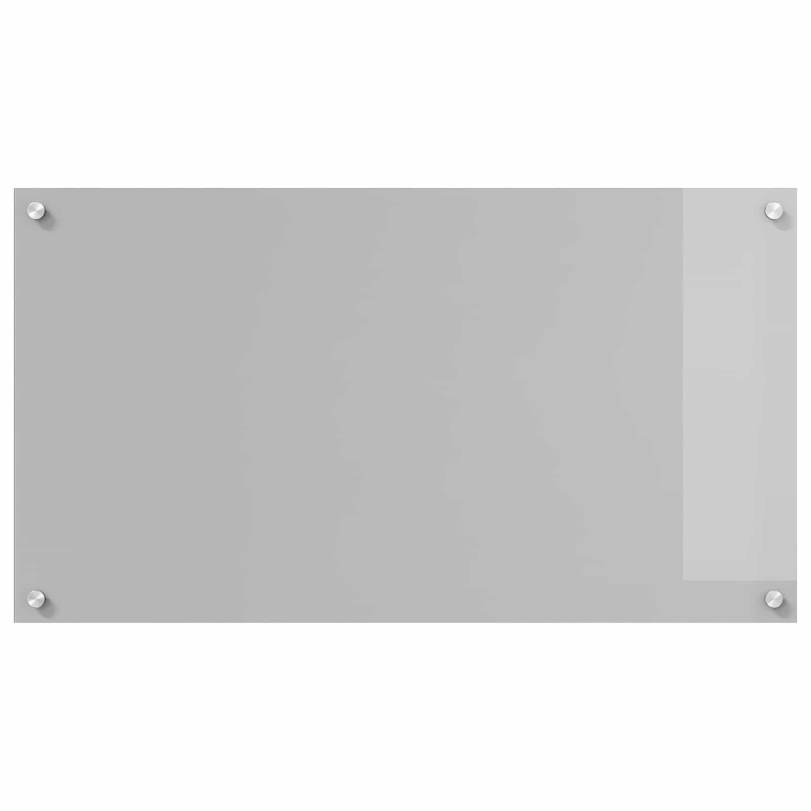 vidaXL Panel kuchenny Jasnoszary 90 x 50 cm szkło hartowane
