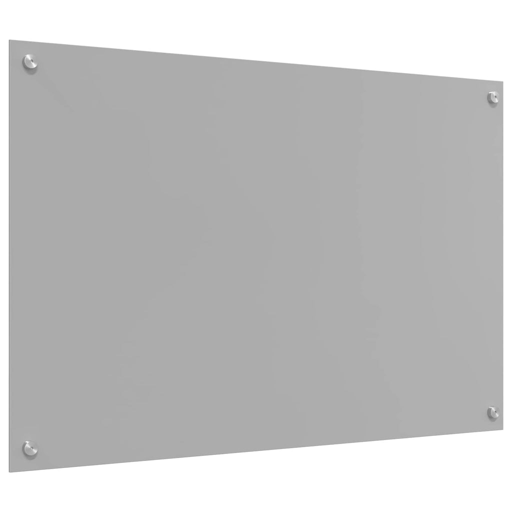 vidaXL Panel kuchenny Jasnoszary 90 x 60 cm szkło hartowane