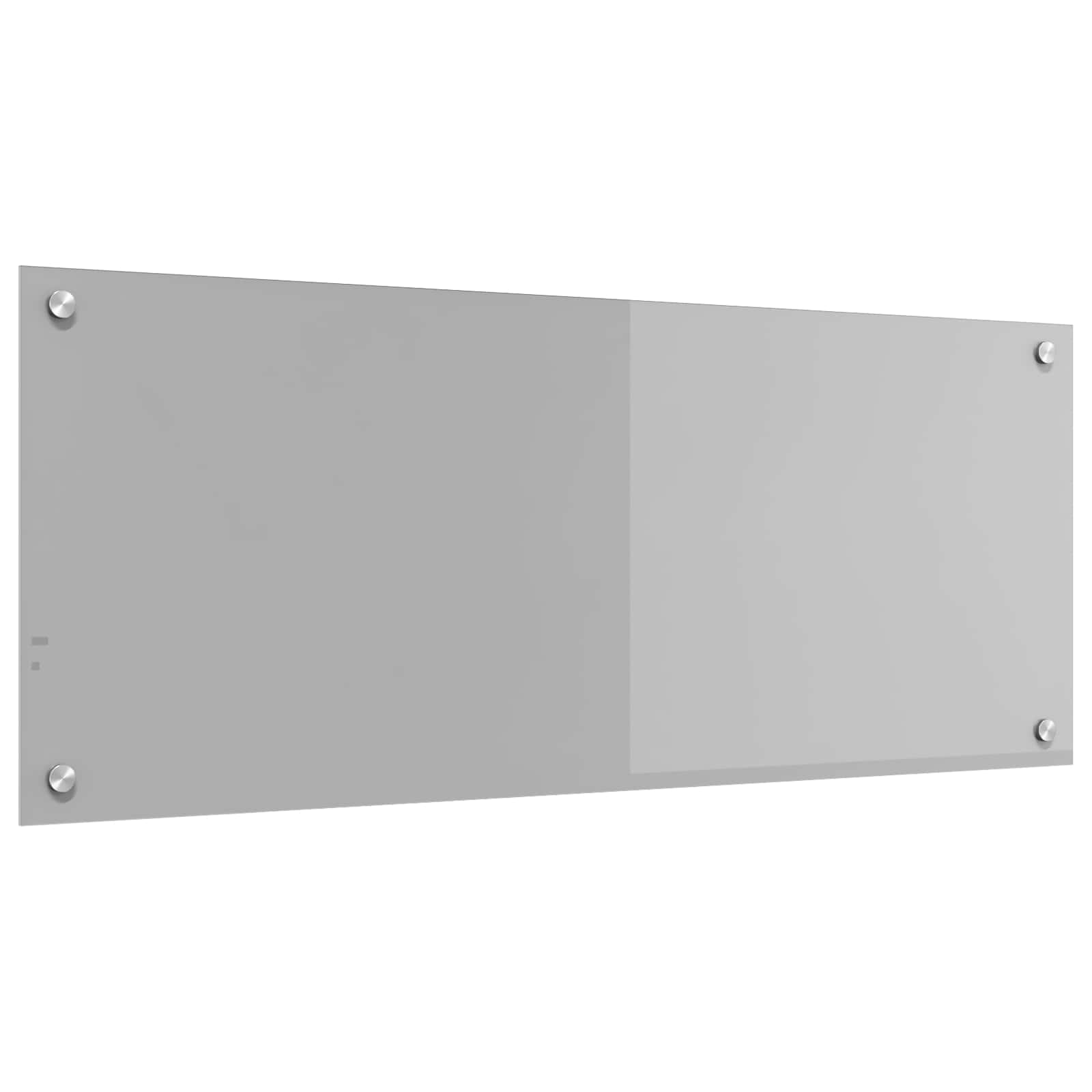 vidaXL Panel kuchenny Jasnoszary 100 x 40 cm szkło hartowane