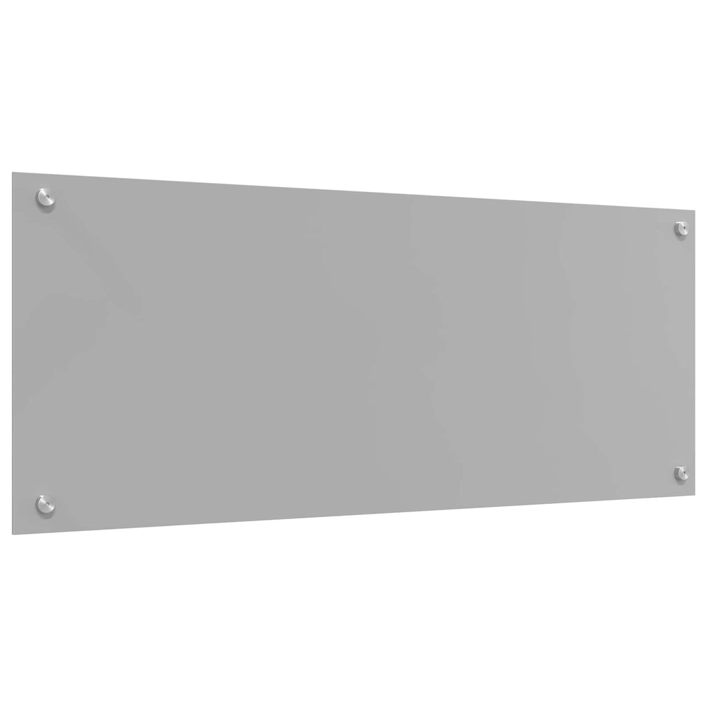 vidaXL Panel kuchenny Jasnoszary 100 x 40 cm szkło hartowane