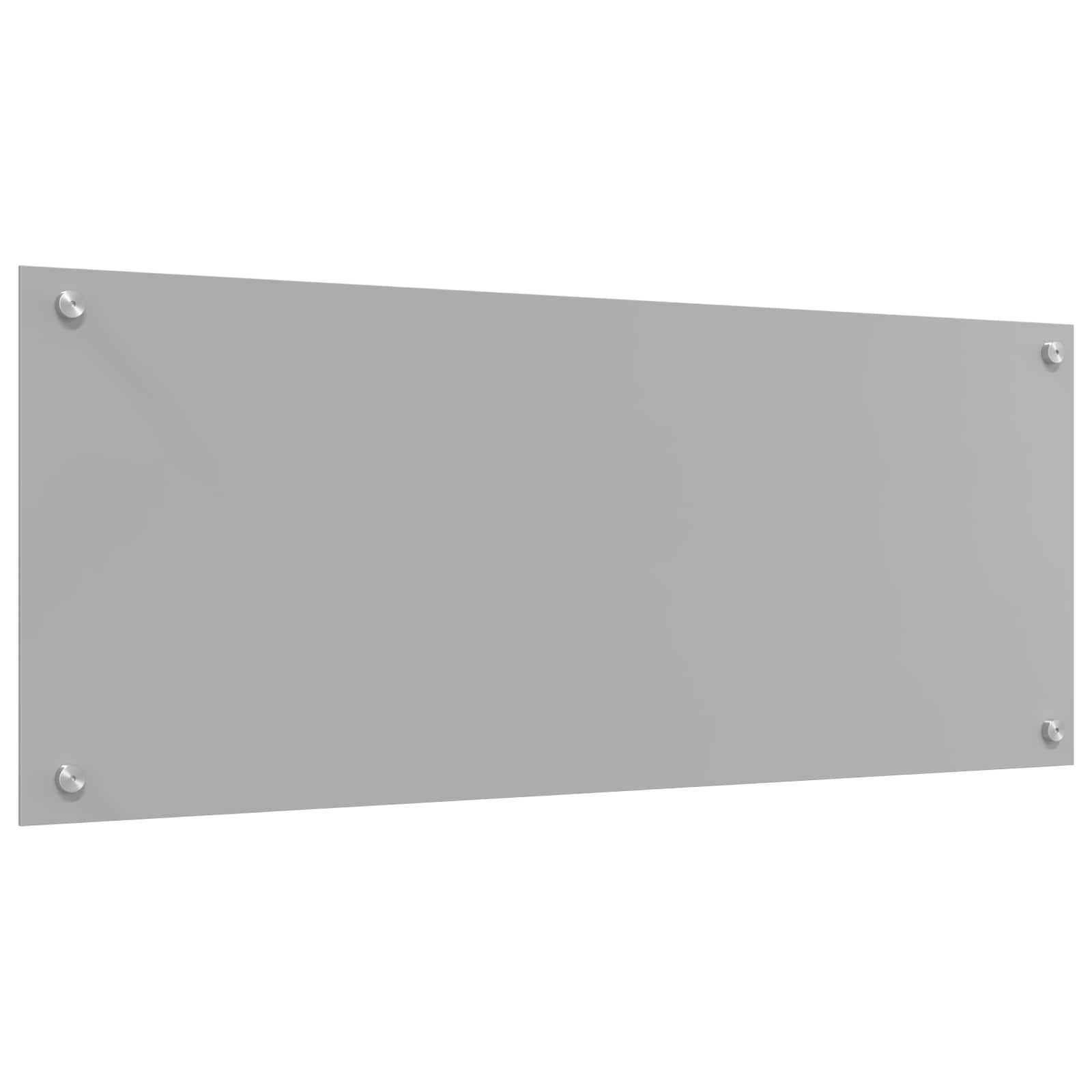 vidaXL Panel kuchenny Jasnoszary 100 x 40 cm szkło hartowane