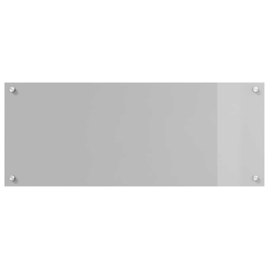 vidaXL Panel kuchenny Jasnoszary 100 x 40 cm szkło hartowane
