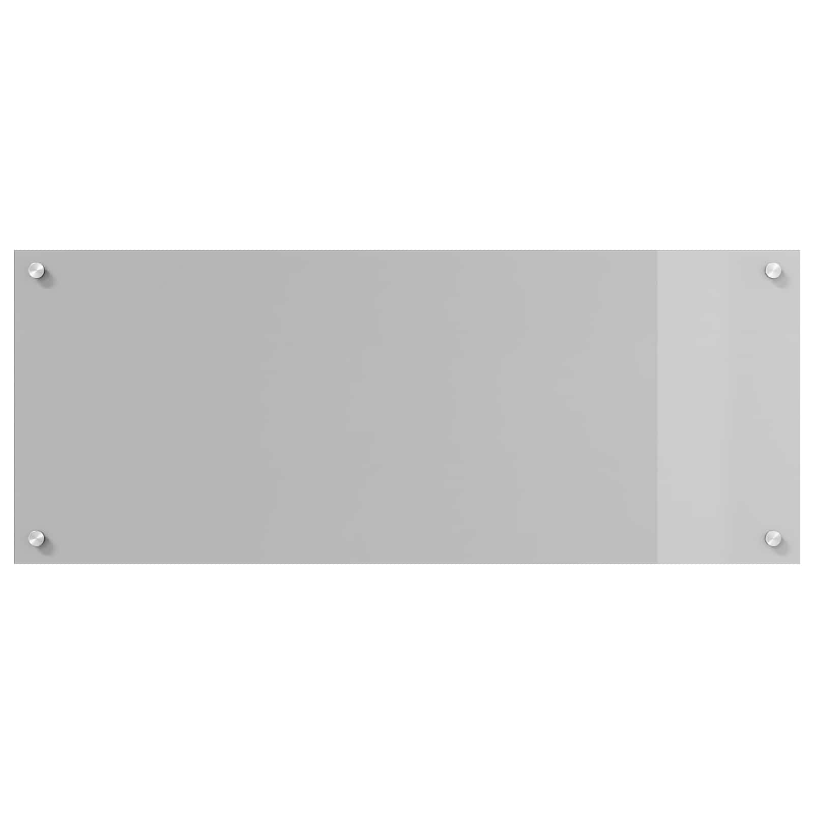 vidaXL Panel kuchenny Jasnoszary 100 x 40 cm szkło hartowane