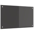 vidaXL Panel kuchenny Ciemnoszary 70 x 40 cm szkło hartowane