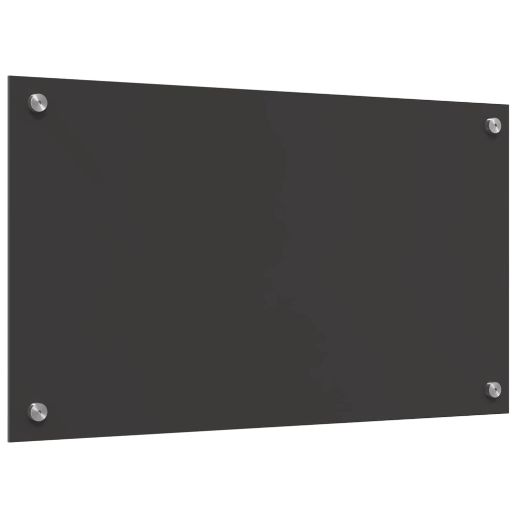 vidaXL Panel kuchenny Ciemnoszary 70 x 40 cm szkło hartowane