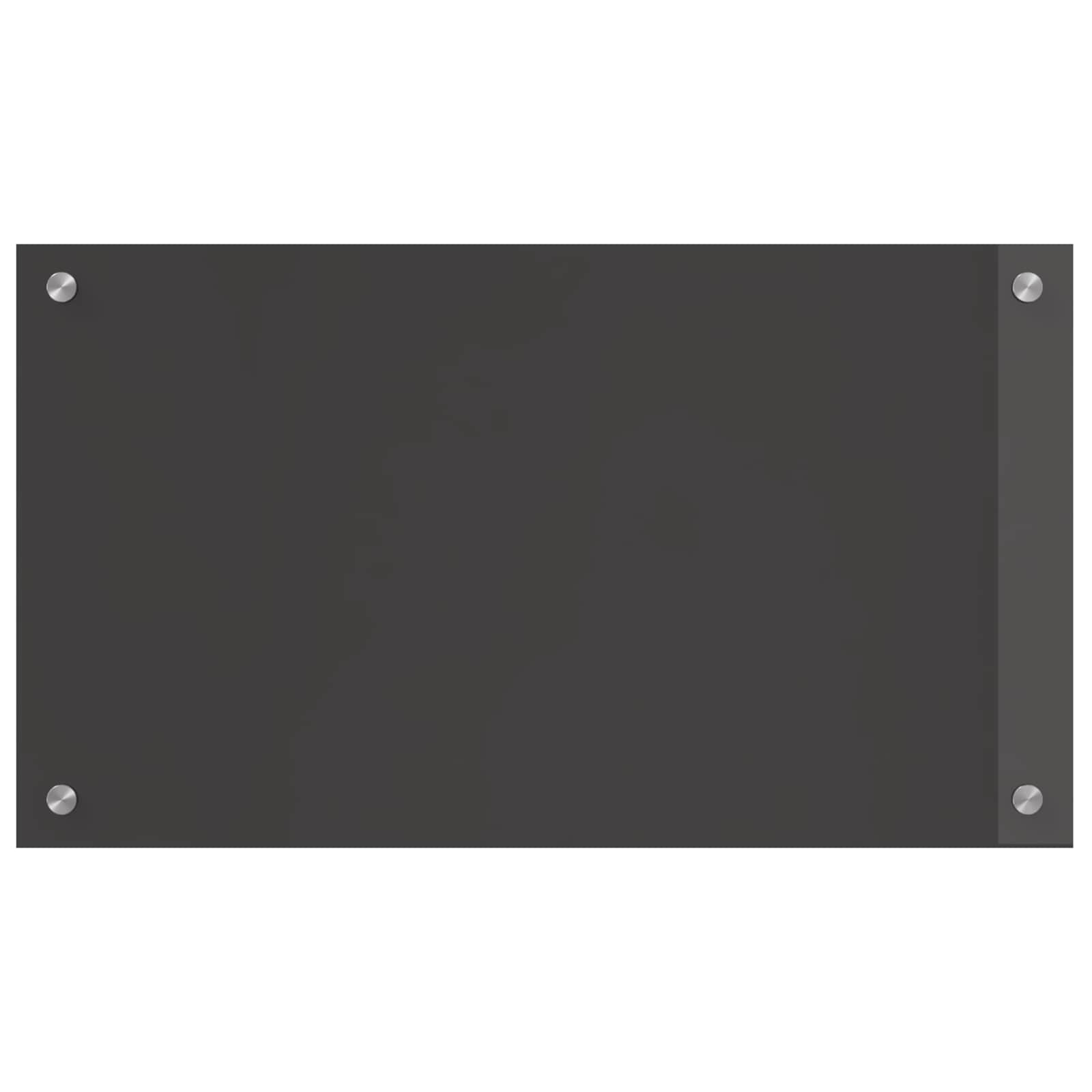vidaXL Panel kuchenny Ciemnoszary 70 x 40 cm szkło hartowane