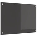 vidaXL Panel kuchenny Ciemnoszary 70 x 50 cm szkło hartowane