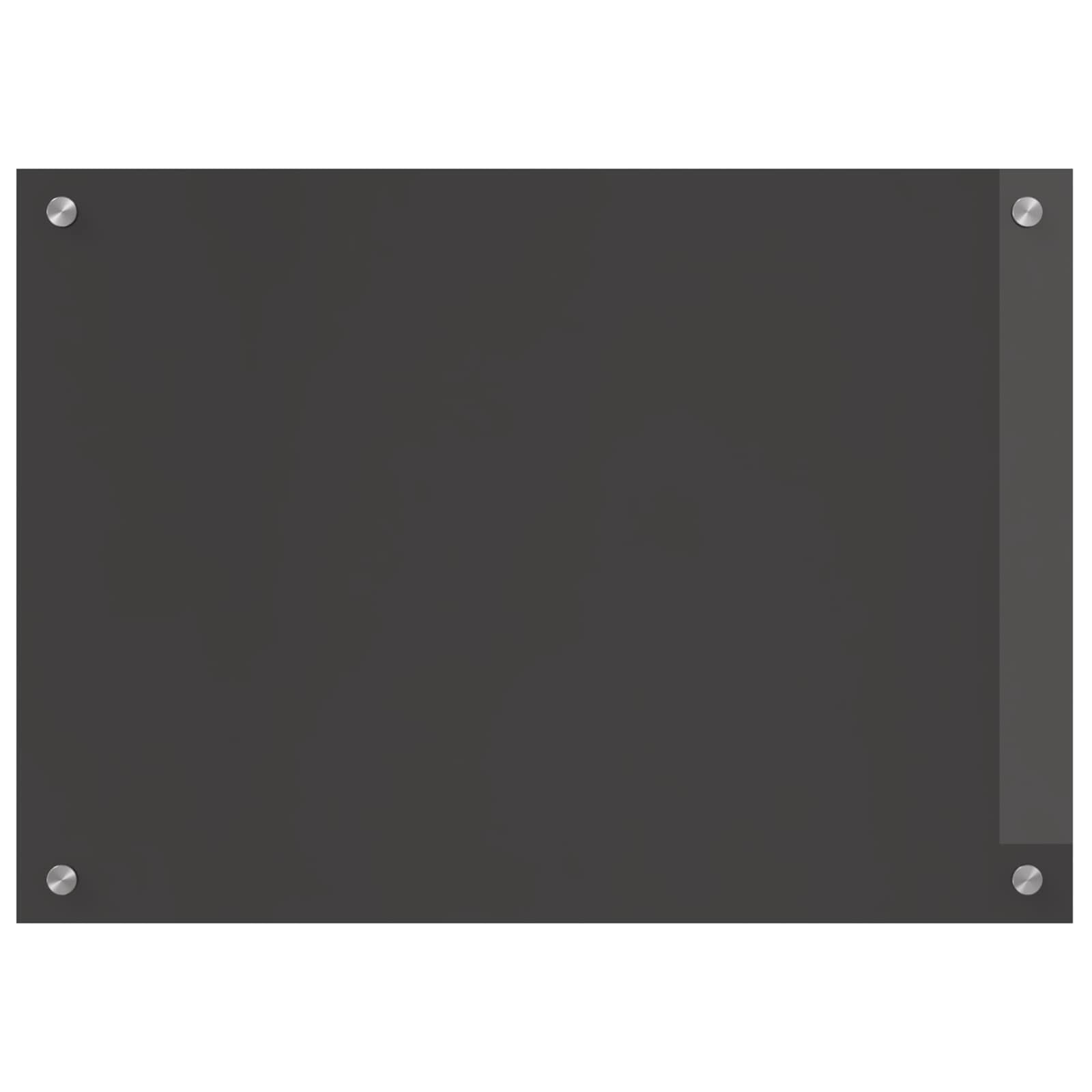 vidaXL Panel kuchenny Ciemnoszary 70 x 50 cm szkło hartowane