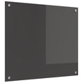 vidaXL Panel kuchenny Ciemnoszary 70 x 60 cm szkło hartowane