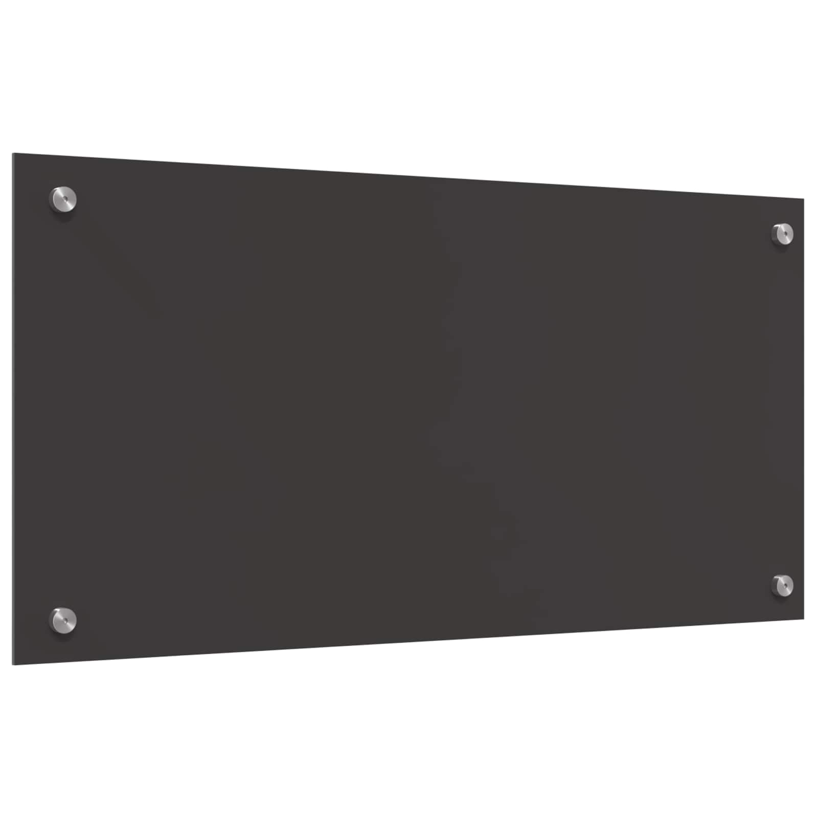 vidaXL Panel kuchenny Ciemnoszary 80 x 40 cm szkło hartowane