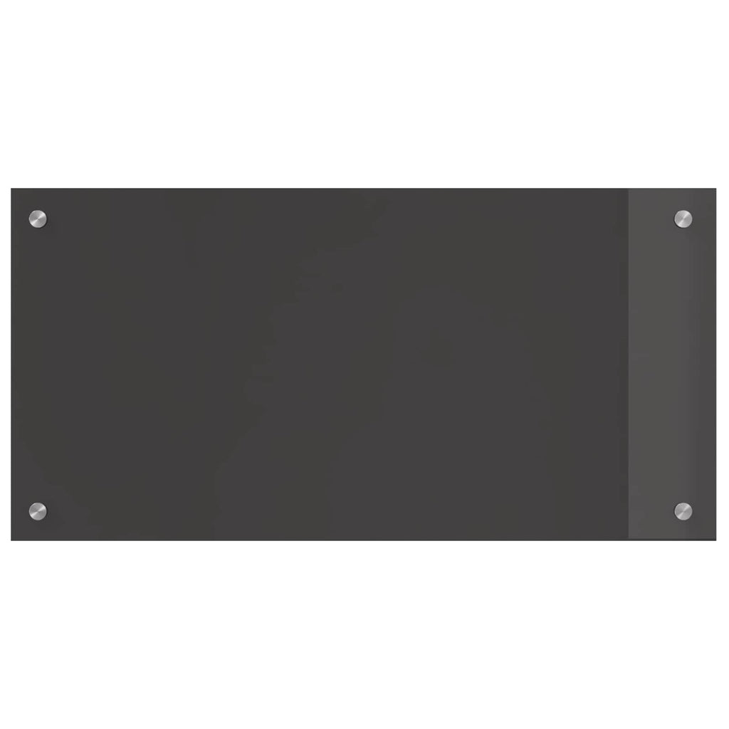 vidaXL Panel kuchenny Ciemnoszary 80 x 40 cm szkło hartowane