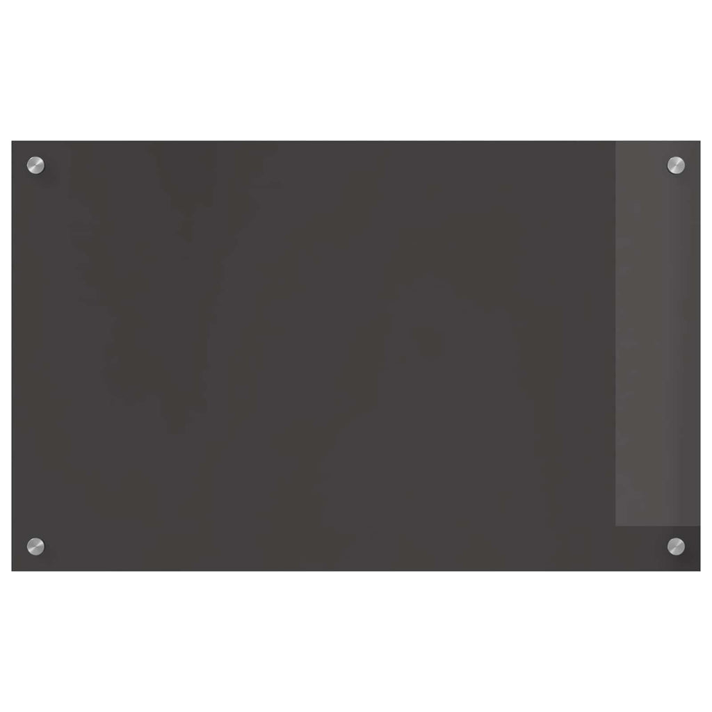 vidaXL Panel kuchenny Ciemnoszary 80 x 50 cm szkło hartowane