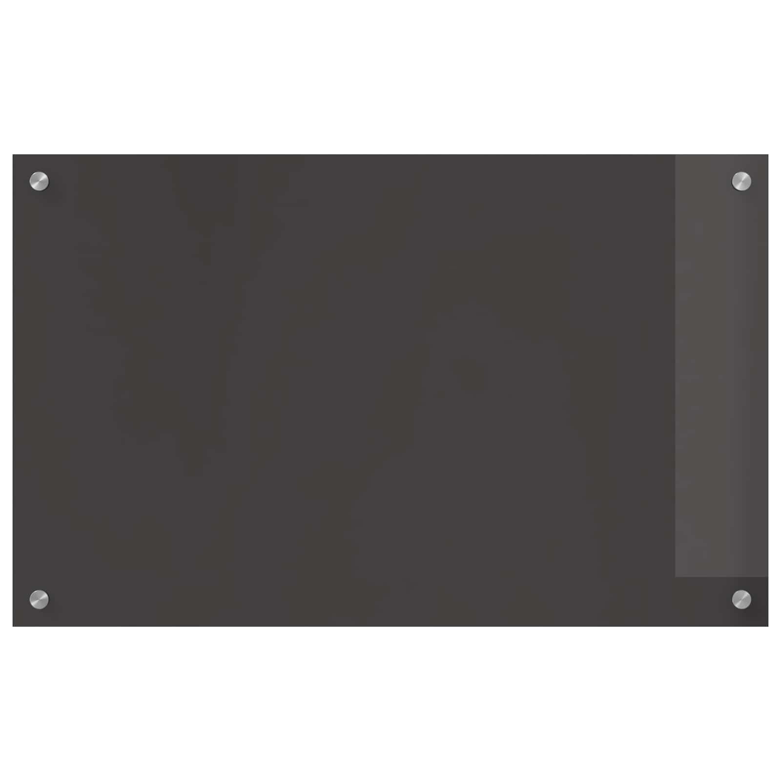 vidaXL Panel kuchenny Ciemnoszary 80 x 50 cm szkło hartowane