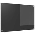 vidaXL Panel kuchenny Ciemnoszary 90 x 60 cm szkło hartowane