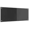 vidaXL Panel kuchenny Ciemnoszary 100 x 40 cm szkło hartowane