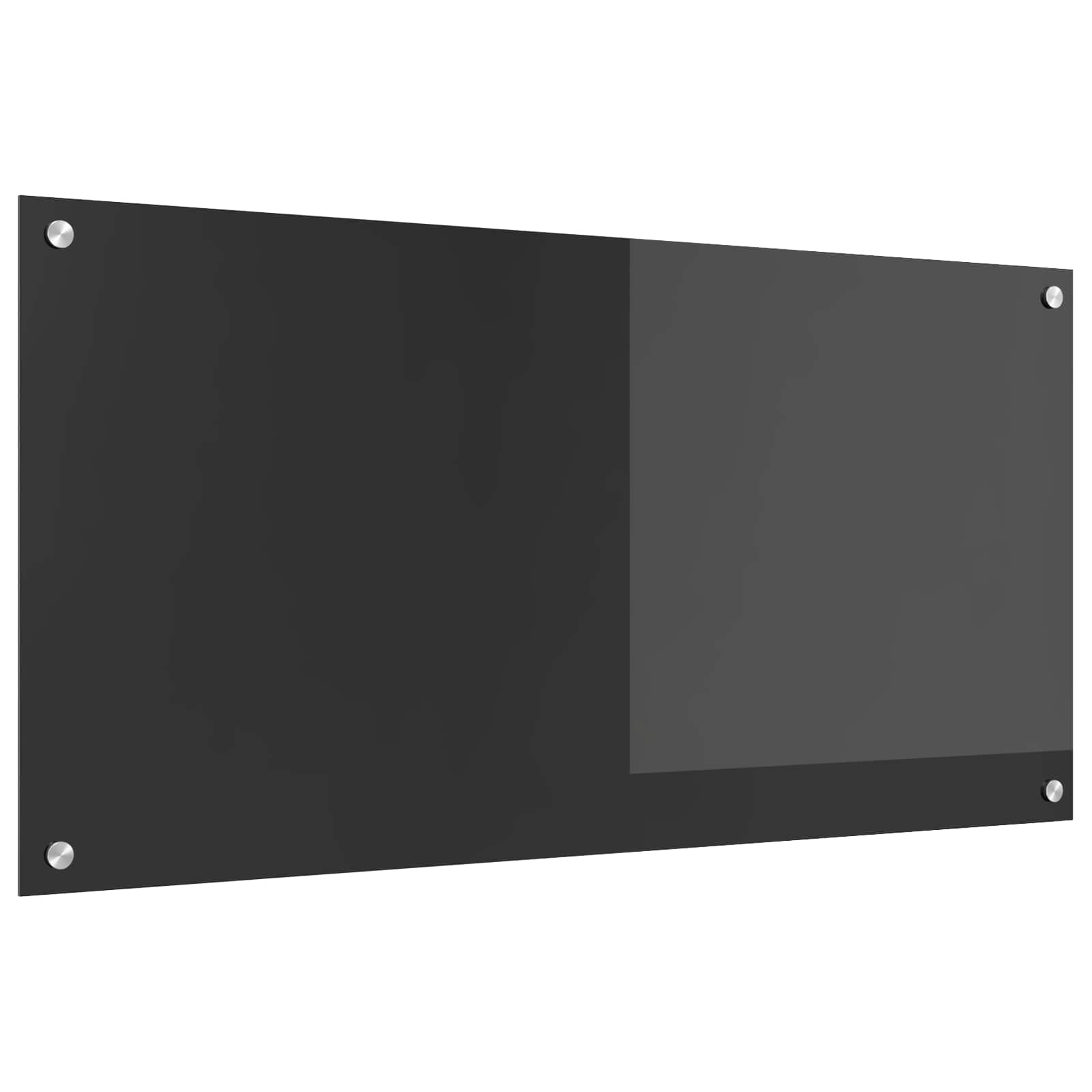 vidaXL Panel kuchenny Ciemnoszary 100 x 50 cm szkło hartowane