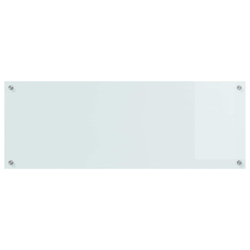 vidaXL Panel kuchenny Biały 110 x 40 cm szkło hartowane