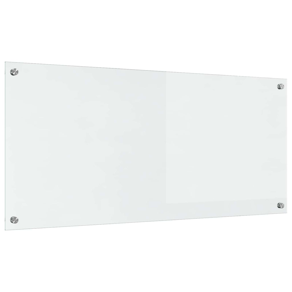 vidaXL Panel kuchenny przezroczysty 110 x 50 cm szkło hartowane