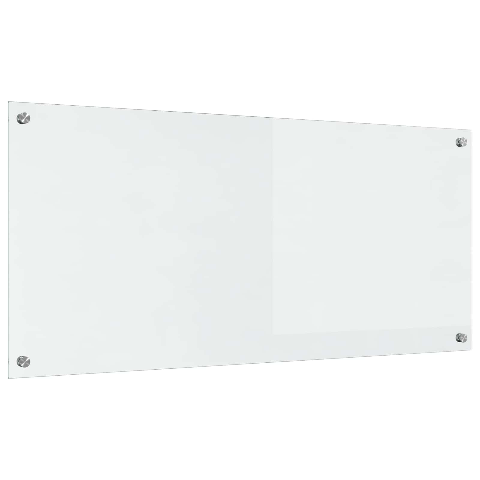 vidaXL Panel kuchenny przezroczysty 110 x 50 cm szkło hartowane