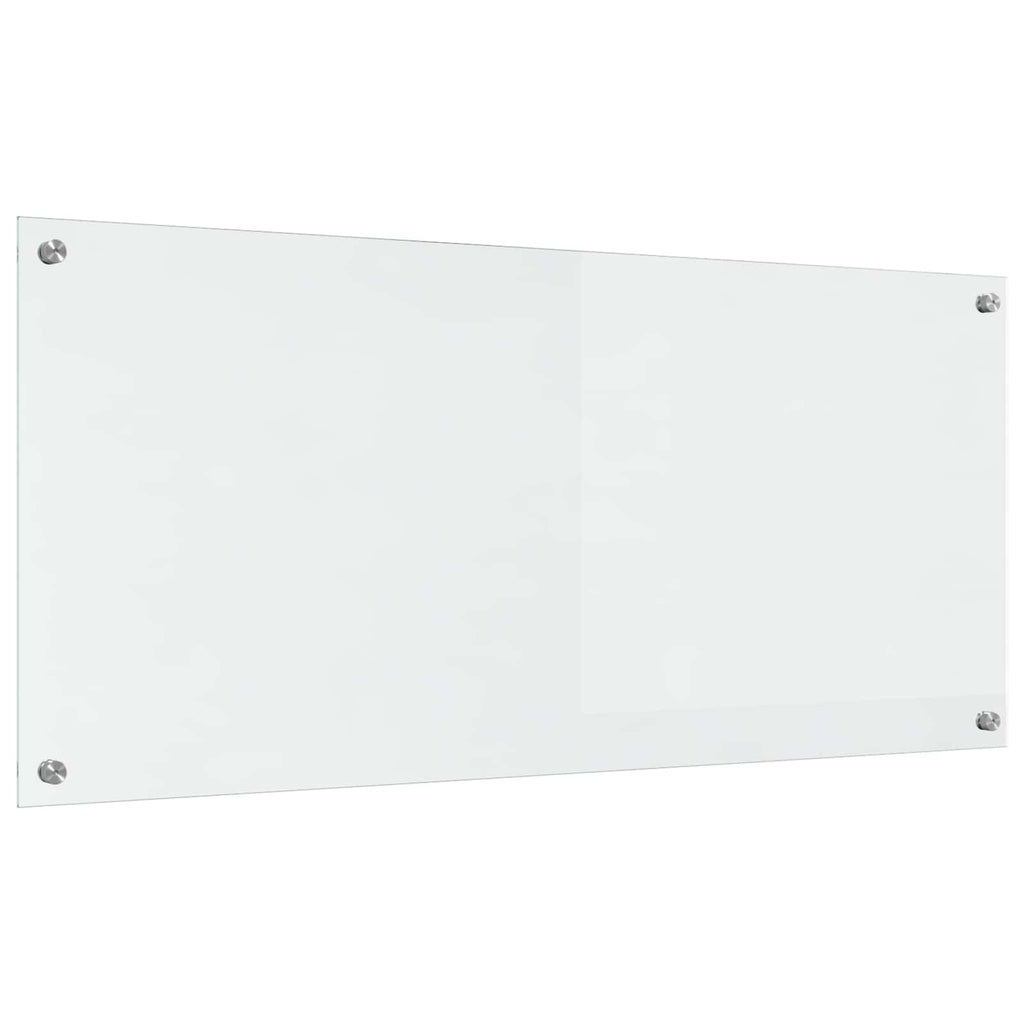vidaXL Panel kuchenny przezroczysty 110 x 50 cm szkło hartowane