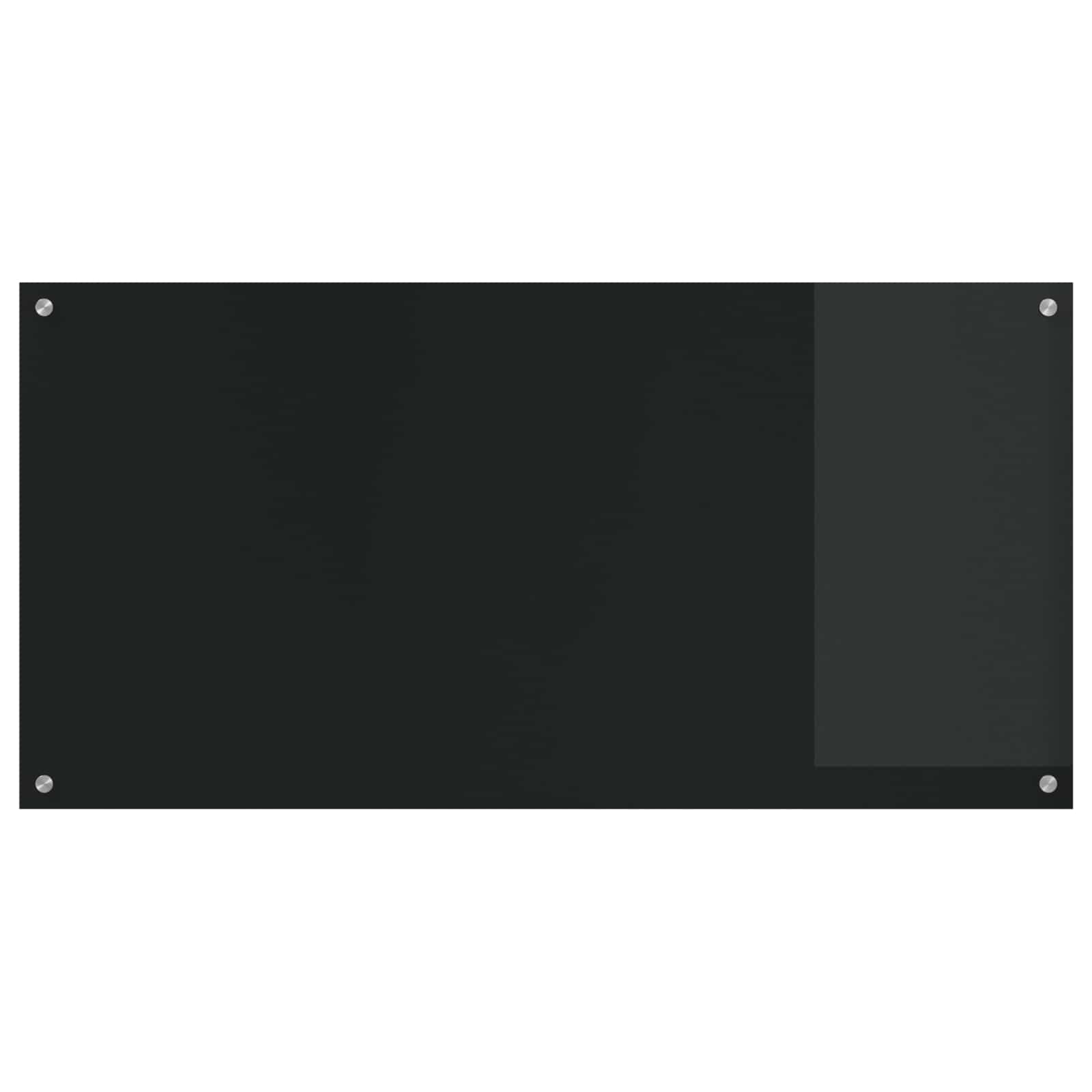 vidaXL Panel kuchenny Czarny 120 x 60 cm szkło hartowane