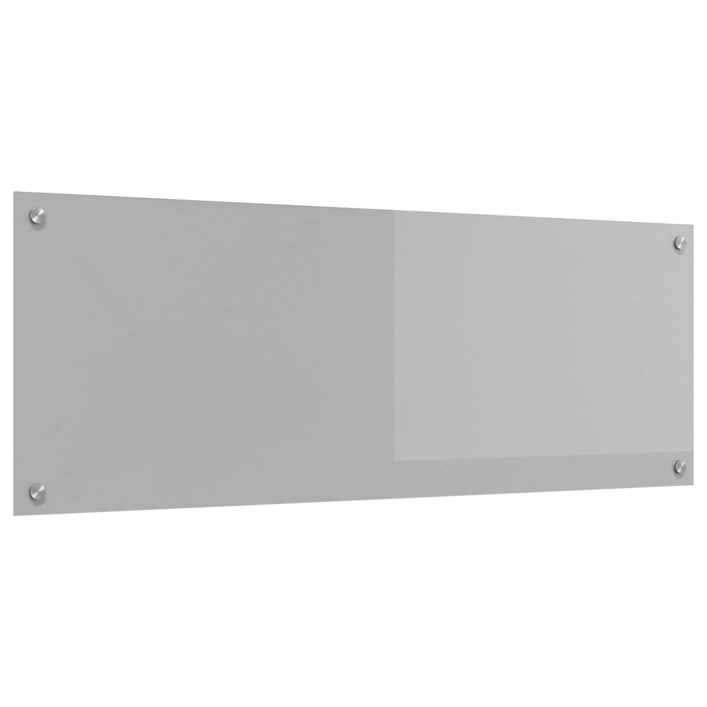 vidaXL Panel kuchenny Jasnoszary 110 x 40 cm szkło hartowane
