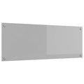 vidaXL Panel kuchenny Jasnoszary 110 x 40 cm szkło hartowane