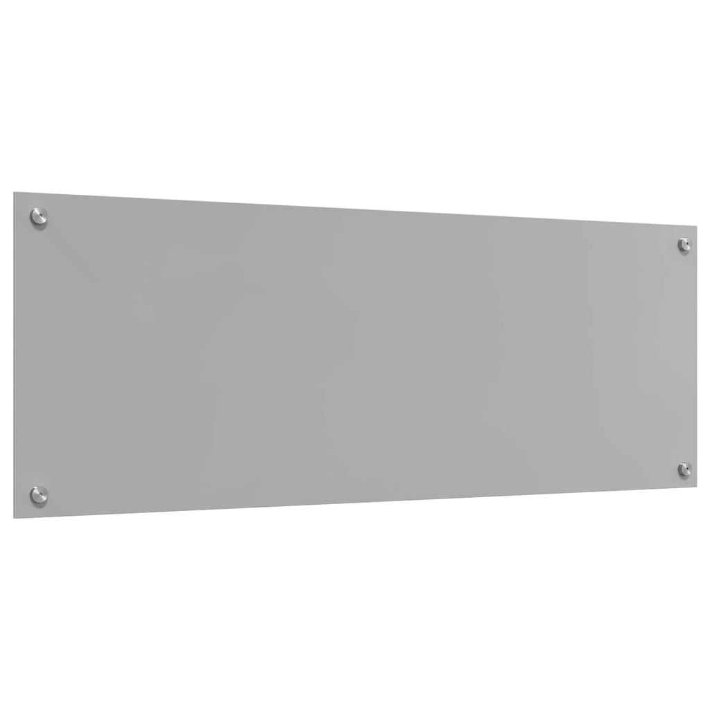 vidaXL Panel kuchenny Jasnoszary 110 x 40 cm szkło hartowane