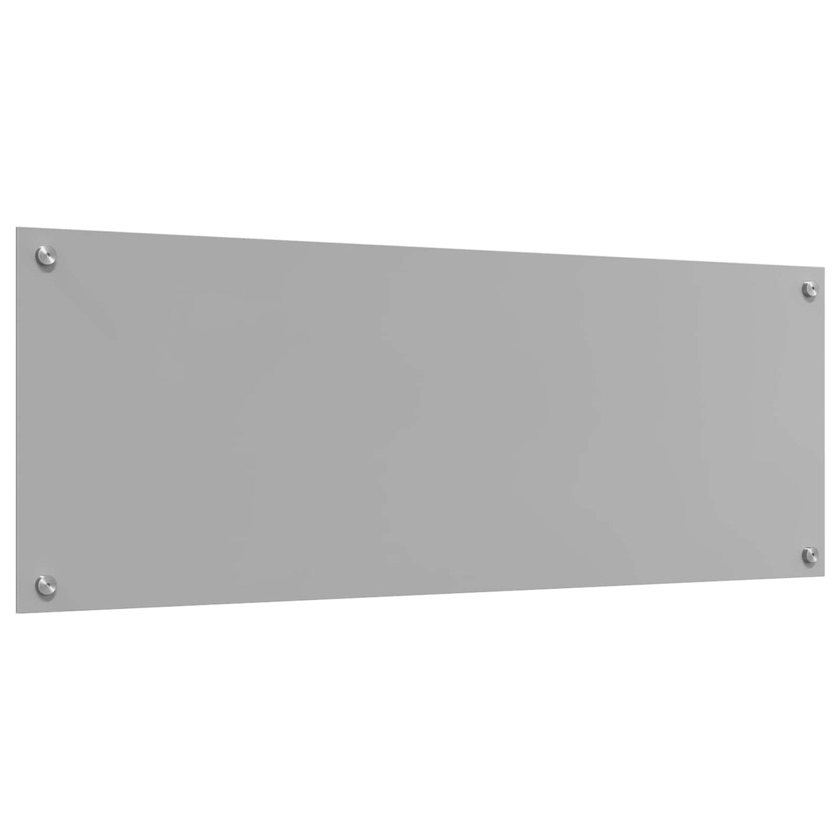 vidaXL Panel kuchenny Jasnoszary 110 x 40 cm szkło hartowane