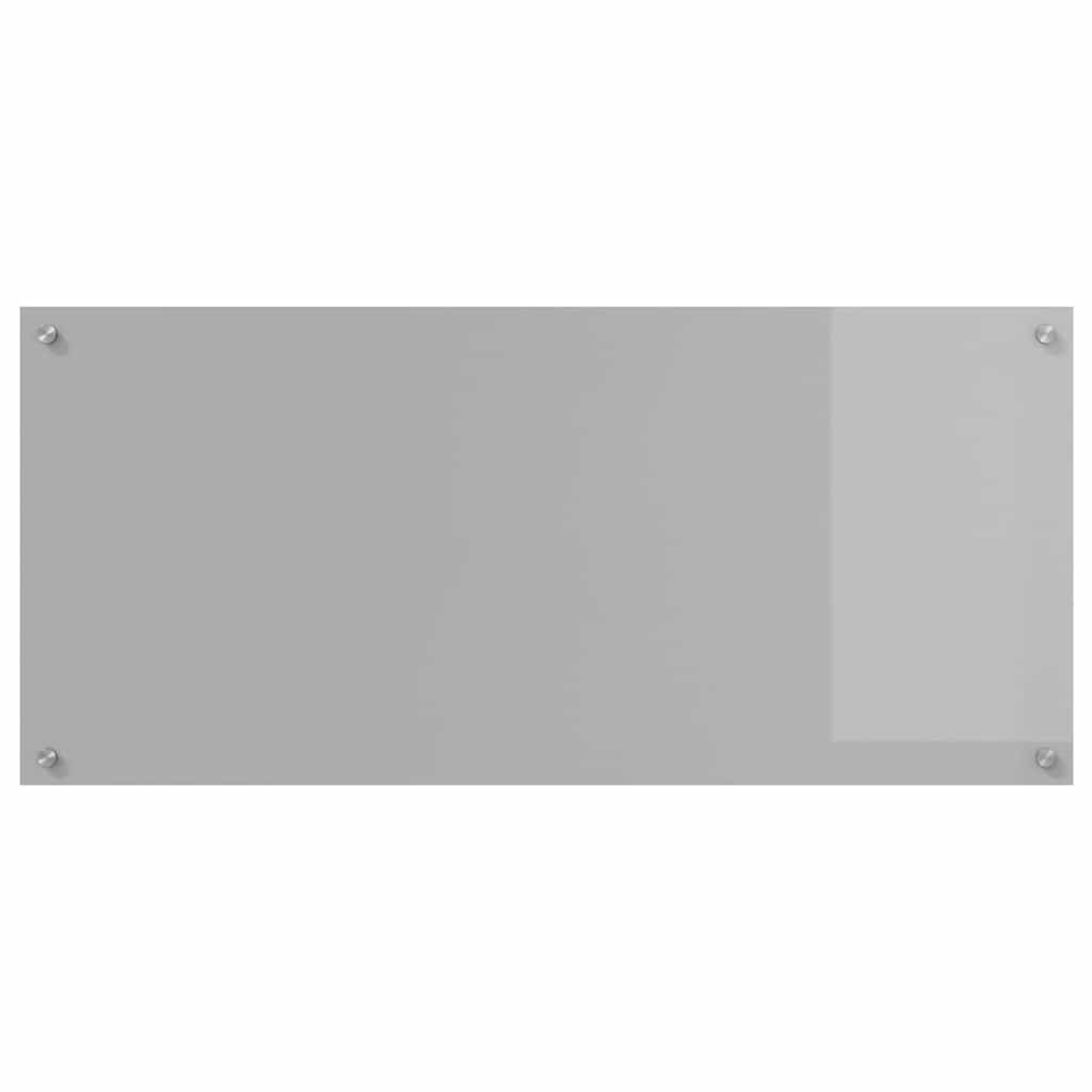 vidaXL Panel kuchenny Jasnoszary 110 x 50 cm szkło hartowane