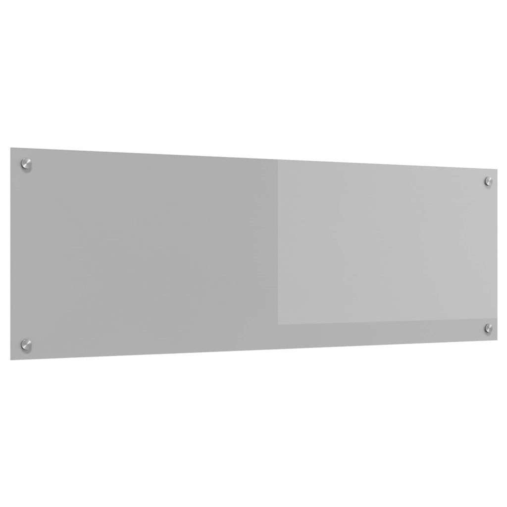 vidaXL Panel kuchenny Jasnoszary 120 x 40 cm szkło hartowane