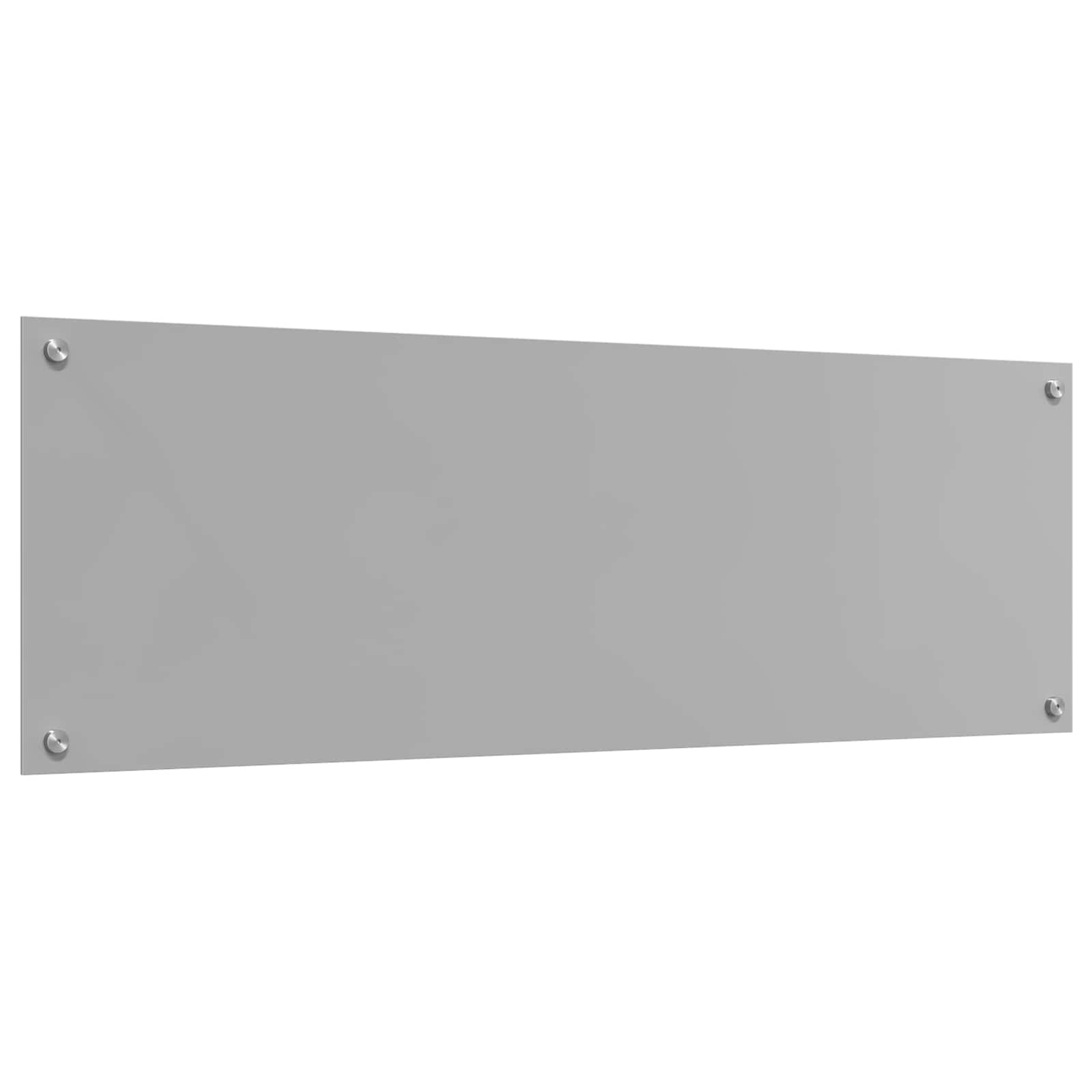 vidaXL Panel kuchenny Jasnoszary 120 x 40 cm szkło hartowane