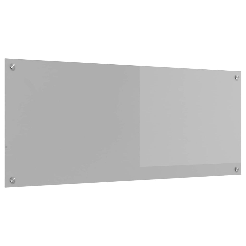 vidaXL Panel kuchenny Jasnoszary 120 x 50 cm szkło hartowane