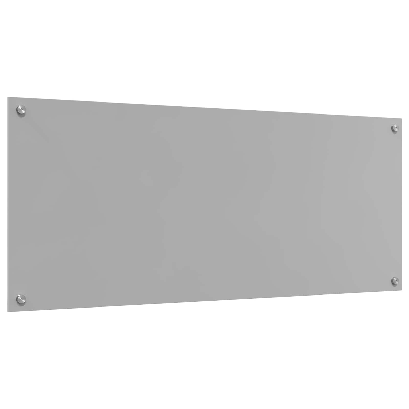 vidaXL Panel kuchenny Jasnoszary 120 x 50 cm szkło hartowane