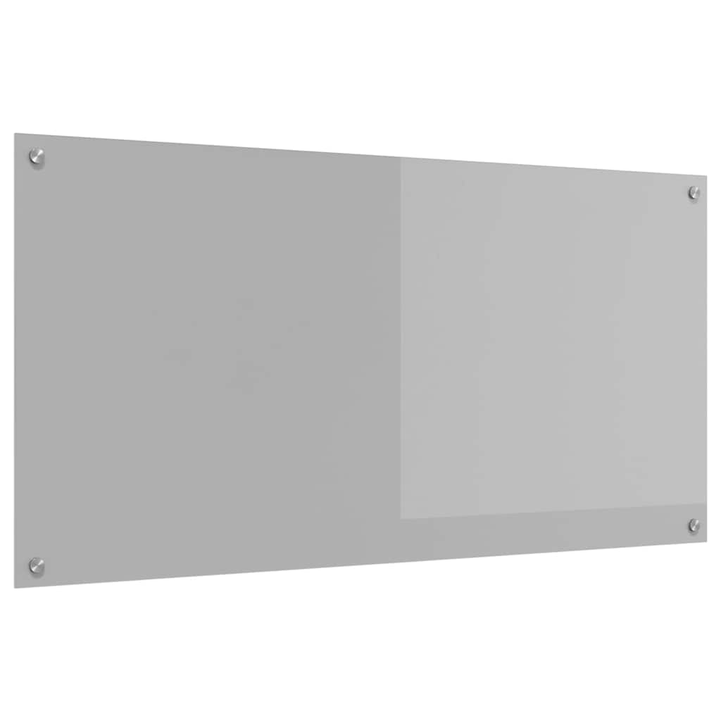 vidaXL Panel kuchenny Jasnoszary 120 x 60 cm szkło hartowane