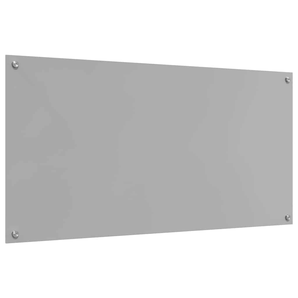 vidaXL Panel kuchenny Jasnoszary 120 x 60 cm szkło hartowane