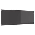 vidaXL Panel kuchenny Ciemnoszary 110 x 40 cm szkło hartowane