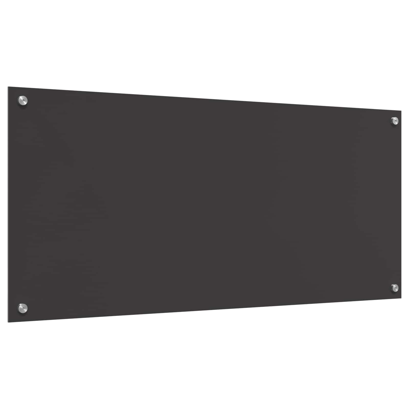 vidaXL Panel kuchenny Ciemnoszary 110 x 50 cm szkło hartowane