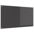 vidaXL Panel kuchenny Ciemnoszary 110 x 60 cm szkło hartowane