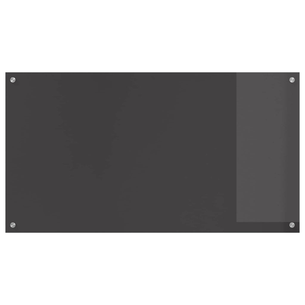 vidaXL Panel kuchenny Ciemnoszary 110 x 60 cm szkło hartowane