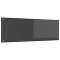vidaXL Panel kuchenny Ciemnoszary 120 x 40 cm szkło hartowane