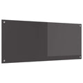 vidaXL Panel kuchenny Ciemnoszary 120 x 50 cm szkło hartowane