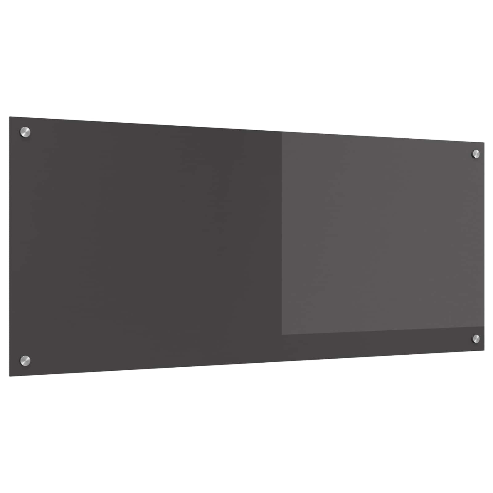 vidaXL Panel kuchenny Ciemnoszary 120 x 50 cm szkło hartowane