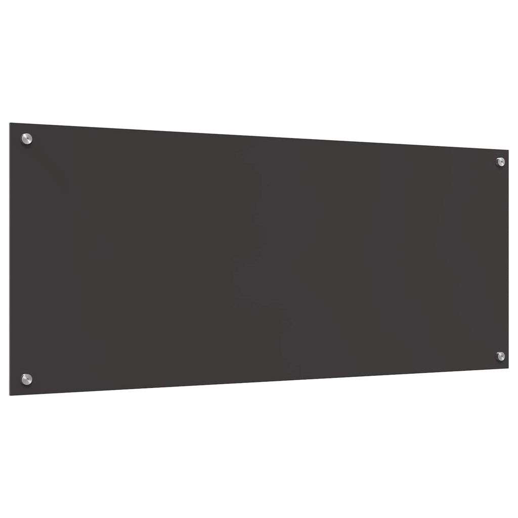 vidaXL Panel kuchenny Ciemnoszary 120 x 50 cm szkło hartowane