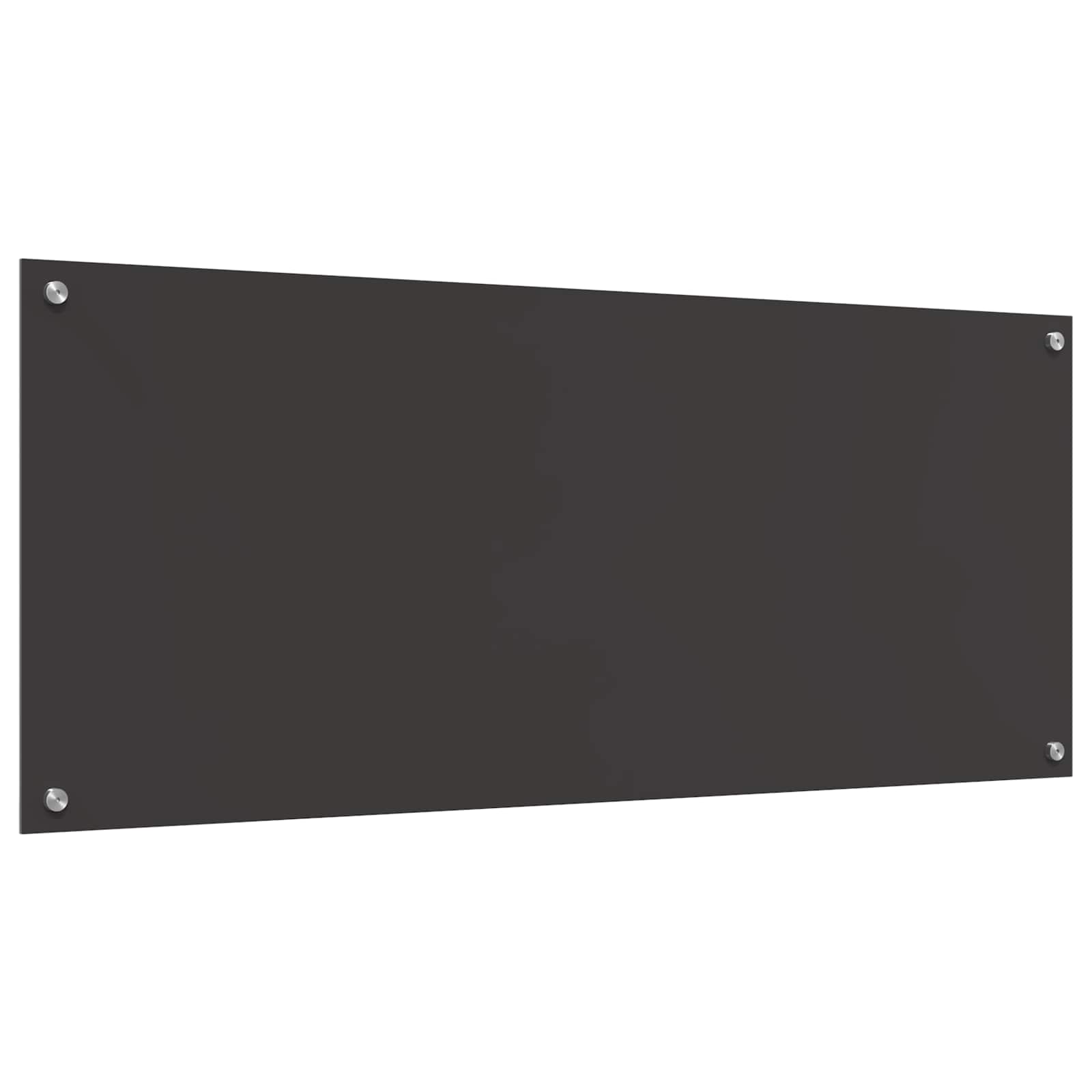vidaXL Panel kuchenny Ciemnoszary 120 x 50 cm szkło hartowane