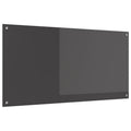 vidaXL Panel kuchenny Ciemnoszary 120 x 60 cm szkło hartowane