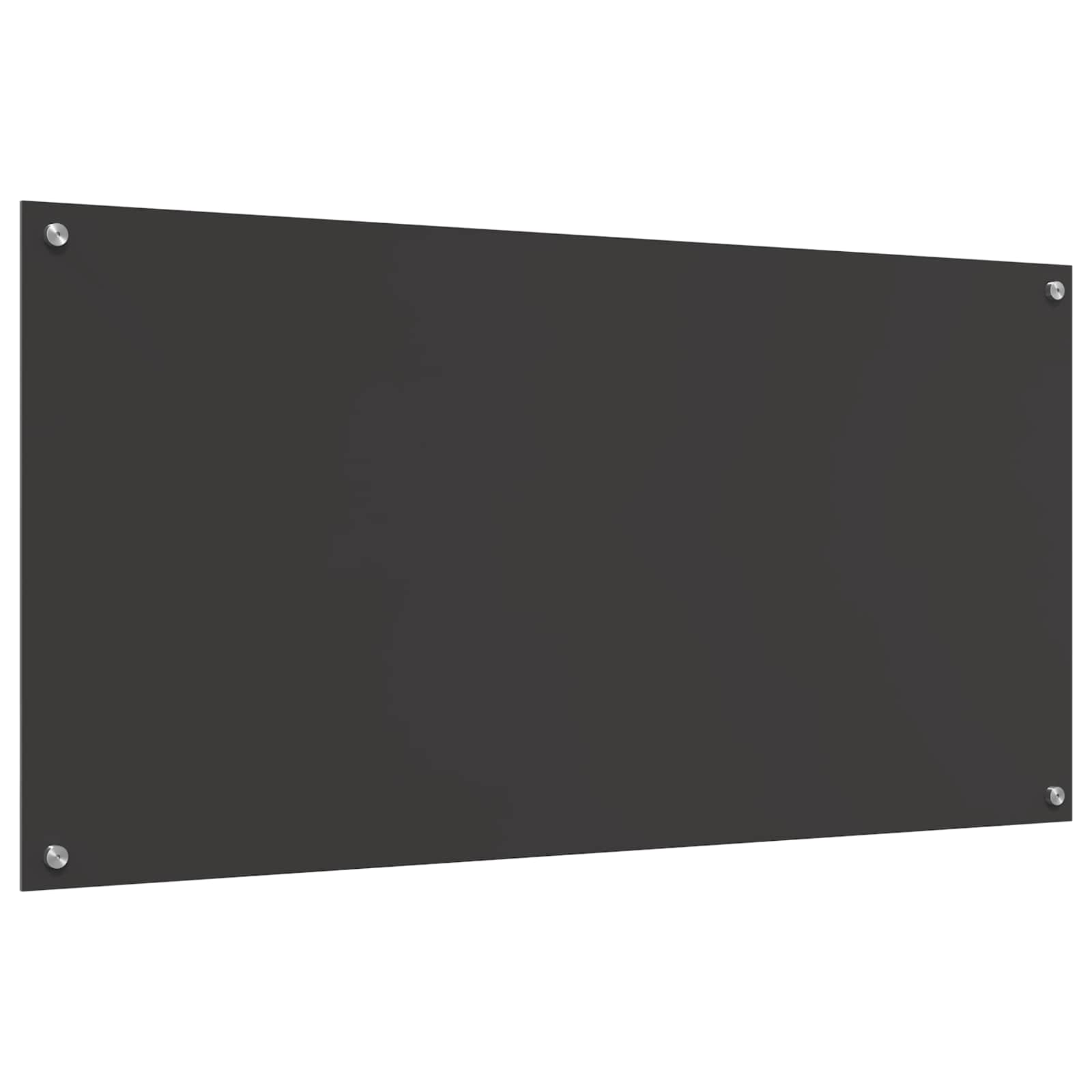 vidaXL Panel kuchenny Ciemnoszary 120 x 60 cm szkło hartowane