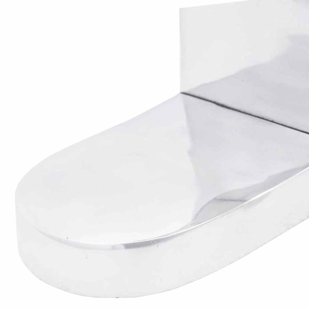 vidaXL Podpórki do książek 2 pcs Srebrny 17 x 15 x 27 cm Aluminium