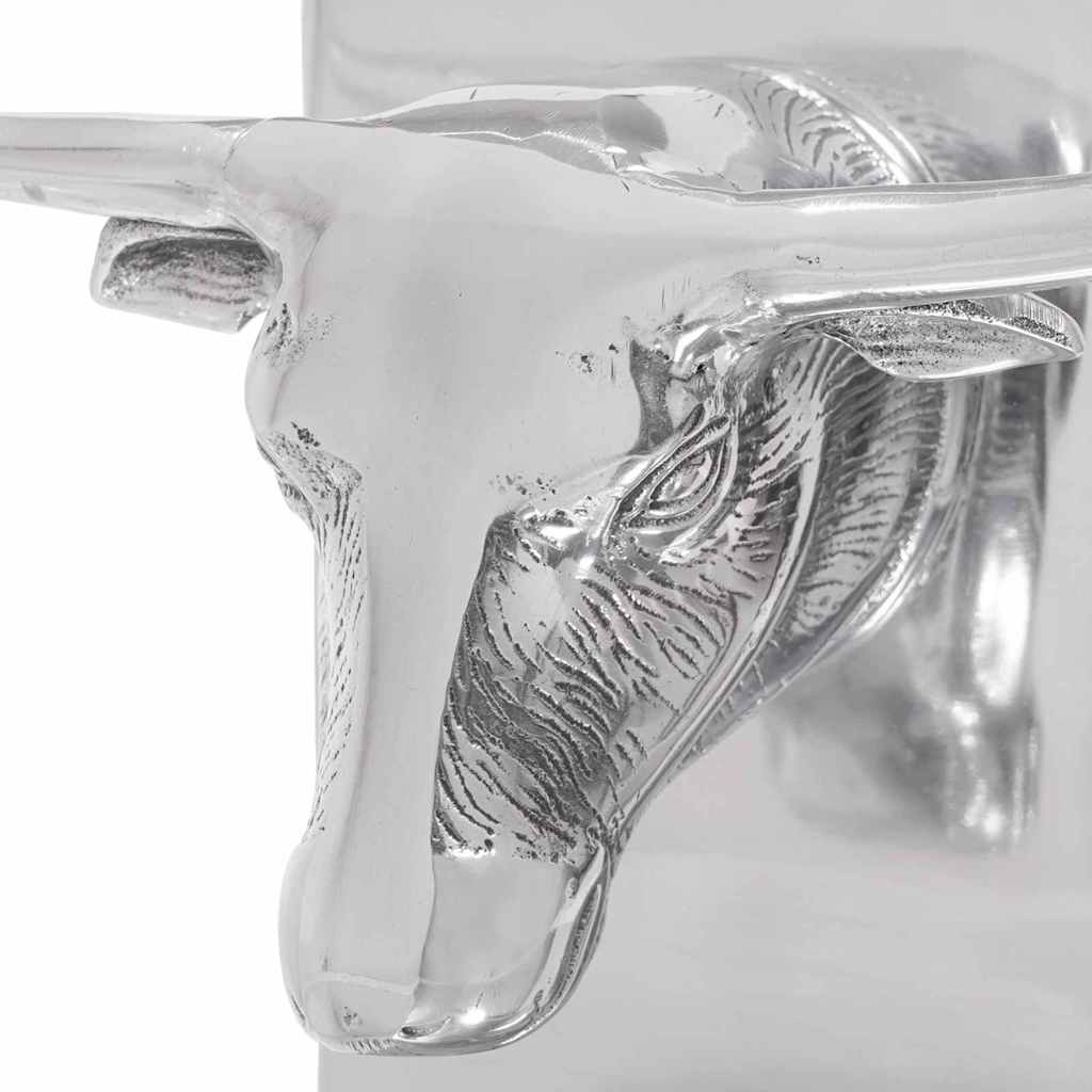 vidaXL Podpórki do książek 2 pcs Srebrny 21,5 x 15,5 x 20 cm Aluminium